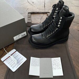 Rick Owens - Bull Leather Cat Creeper Hiking Boot Performa FW20 GRAIL